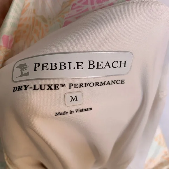 Pebble beach Blue Glass 16.5 " Skort With Bow Colorful Ocean print Golf Skirt M - Picture 6 of 9